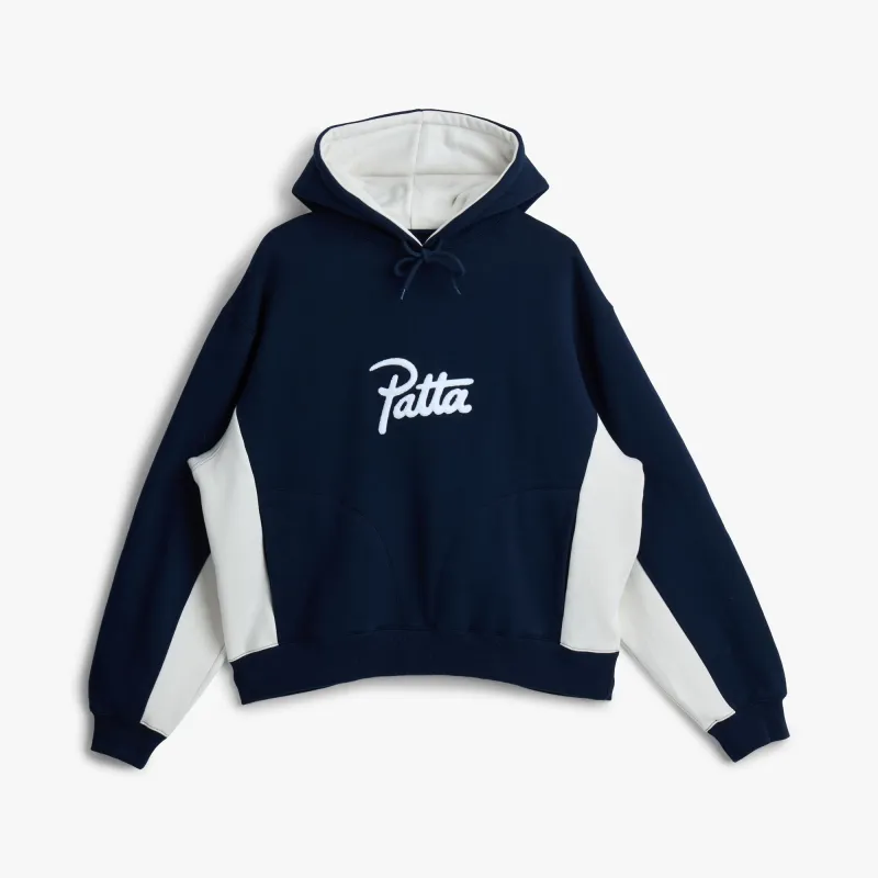 Patta Chenille Logo Hooded Sweater / Navy made by Patta