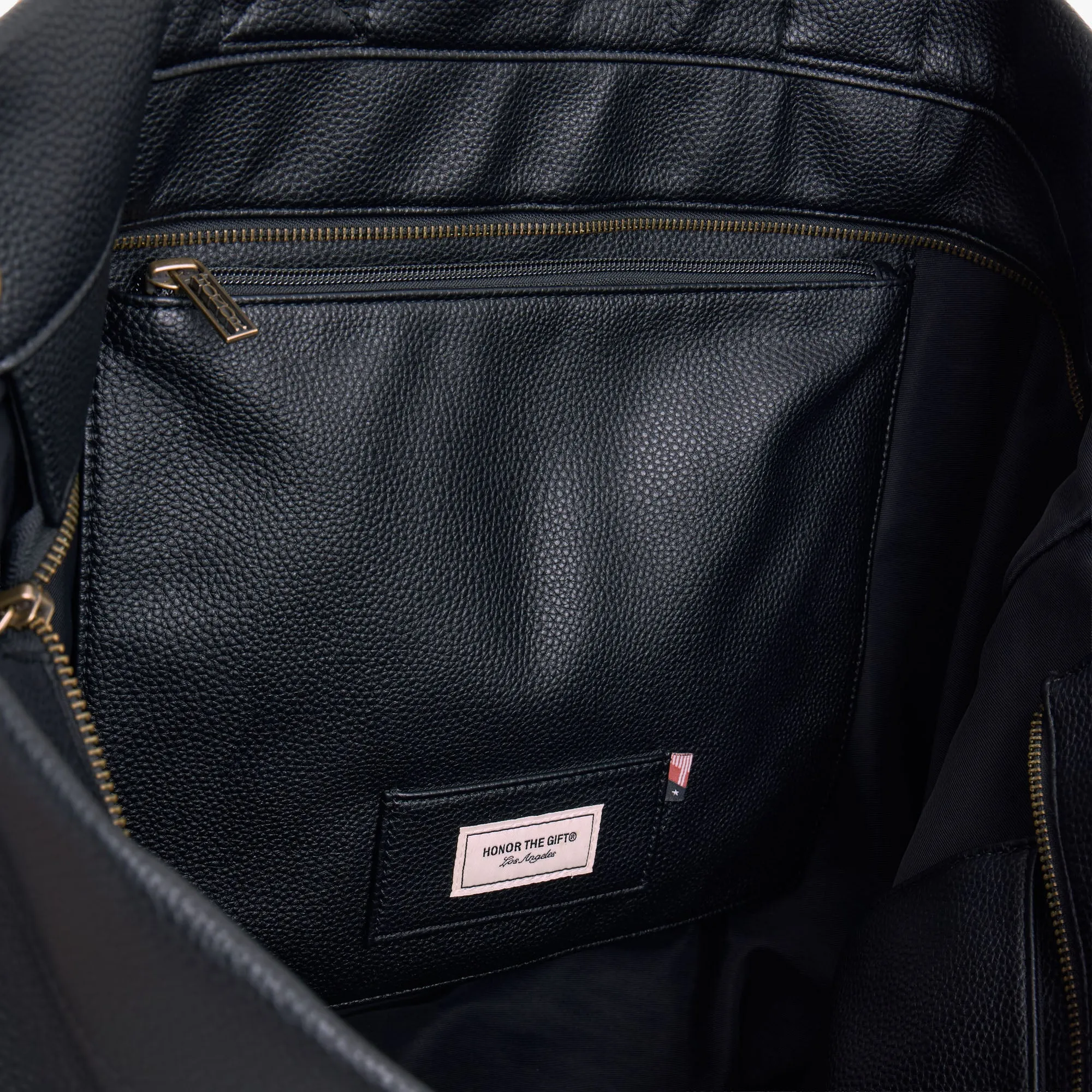 Honor The Gift Do More Travel Tote / Black sold by Livestock product image thumbnail 3