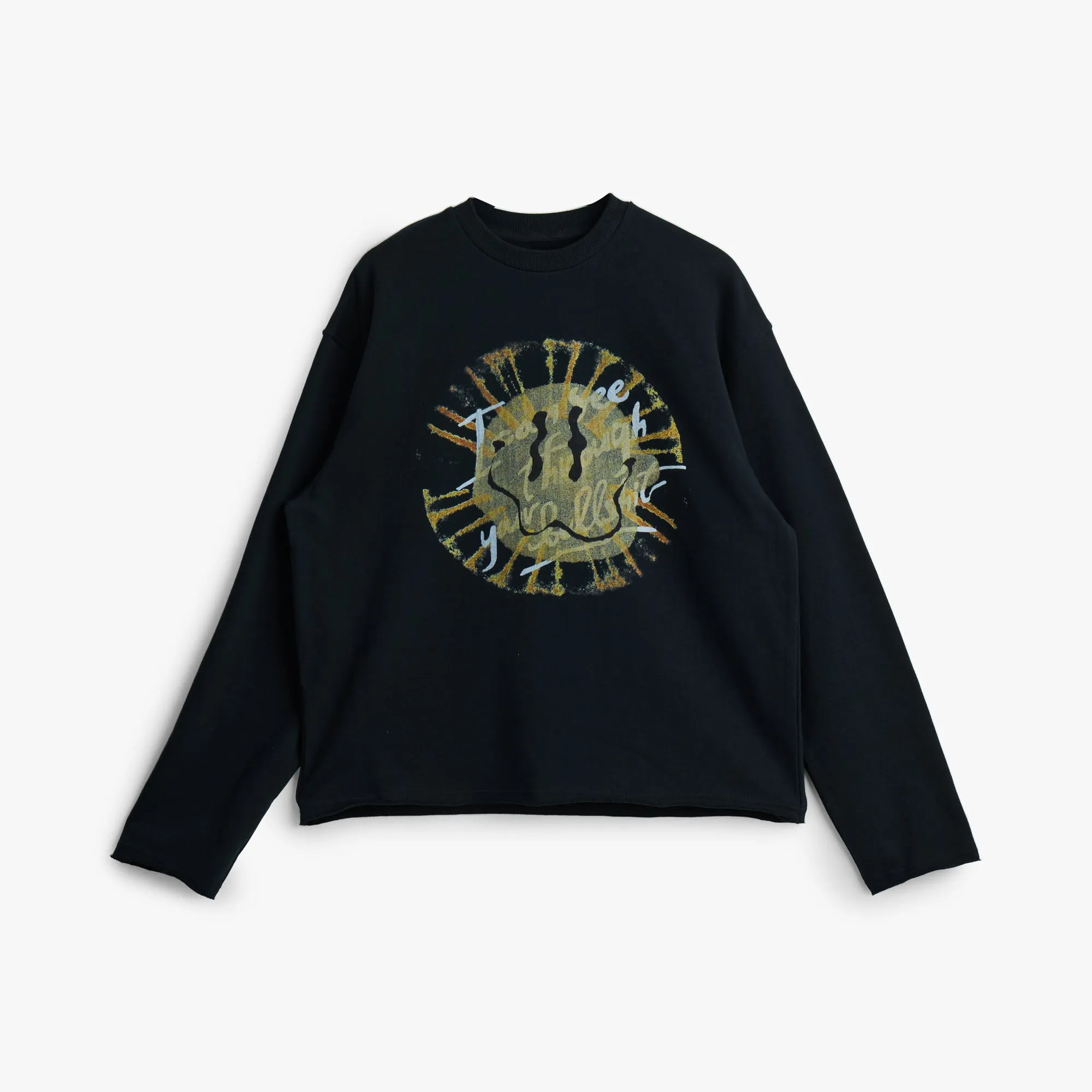 Honor The Gift I Can See Through Your Bullshit Crewneck / Black sold by Livestock