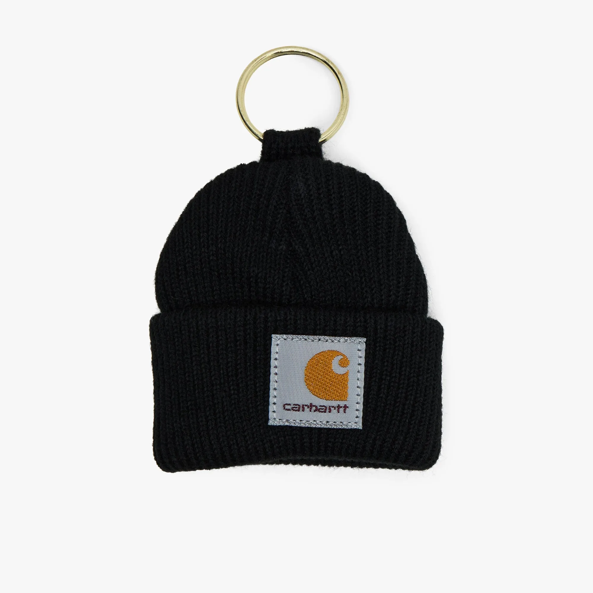 Carhartt WIP Mini Watch Hat Keychain / Black sold by Livestock