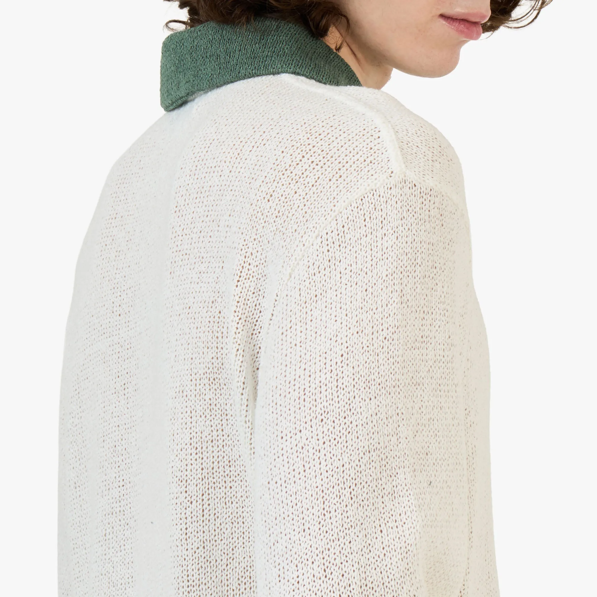 Palmes Knitted Rugby / White sold by Livestock product image thumbnail 5
