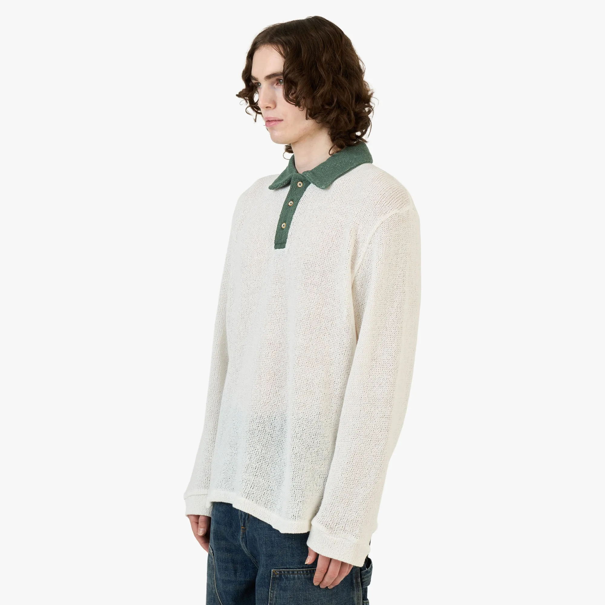 Palmes Knitted Rugby / White sold by Livestock product image thumbnail 2
