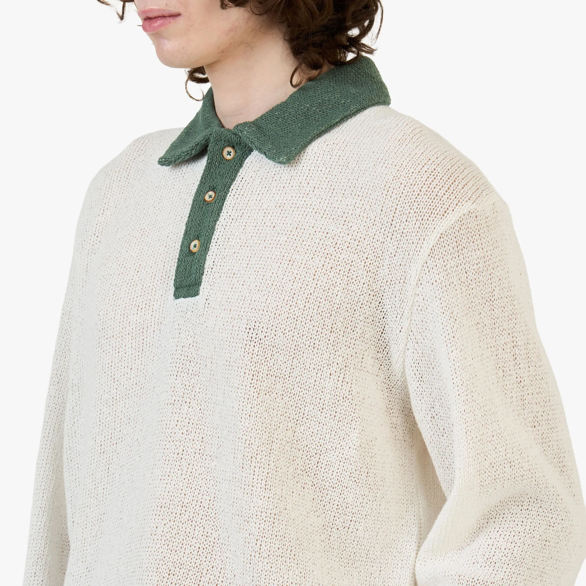 Palmes Knitted Rugby / White sold by Livestock product image thumbnail 4