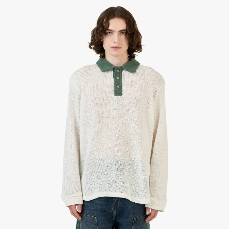 Palmes Knitted Rugby / White made by Palmes