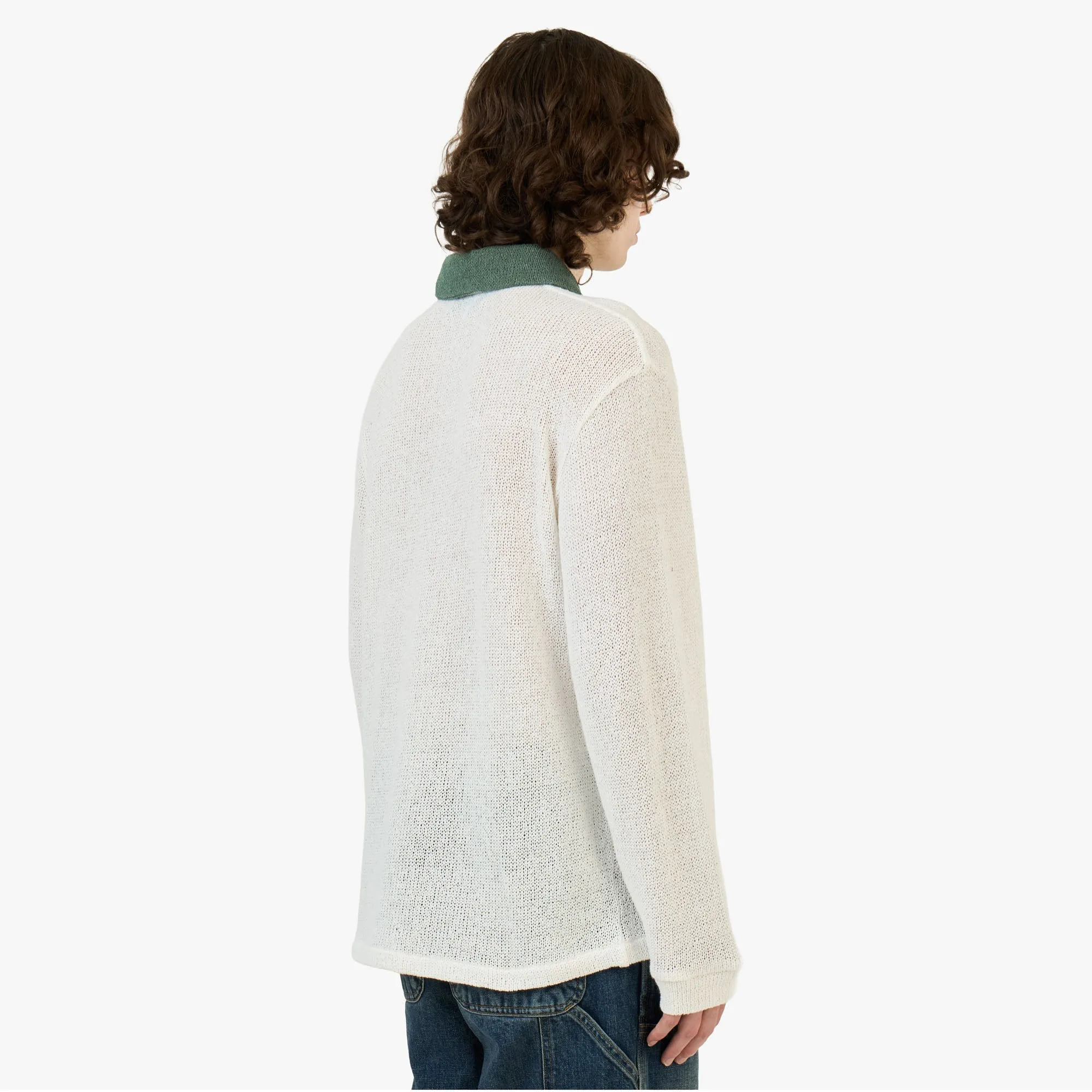 Palmes Knitted Rugby / White sold by Livestock product image thumbnail 3