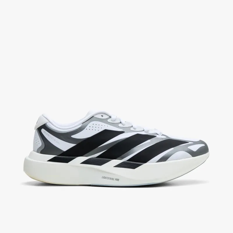 adidas Adizero EVO SL EXO Footwear White / Core Black - Iron Metallic made by Adidas