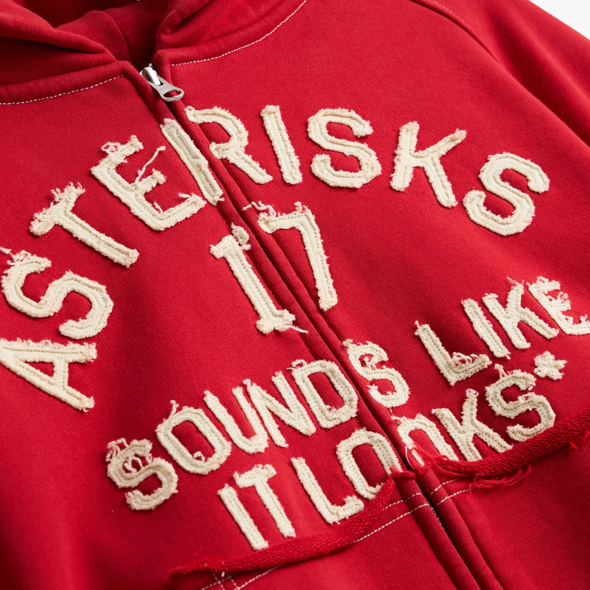 Adidem Astericks Raw Collegiate Hoodie Red sold by Livestock product image thumbnail 3