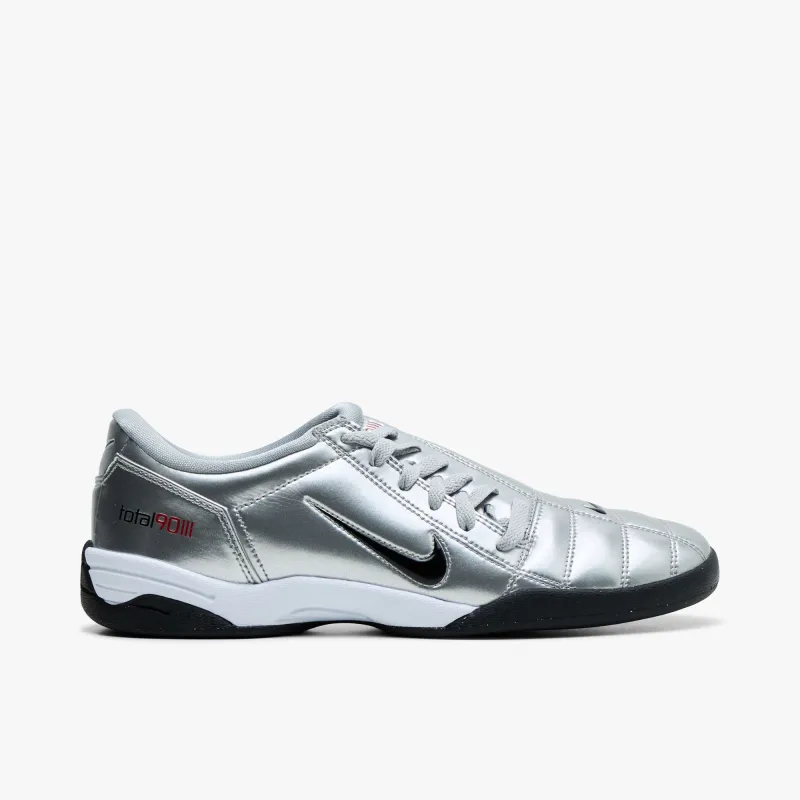 Nike Women's Total 90 Metallic Silver / Black - University Red made by Nike