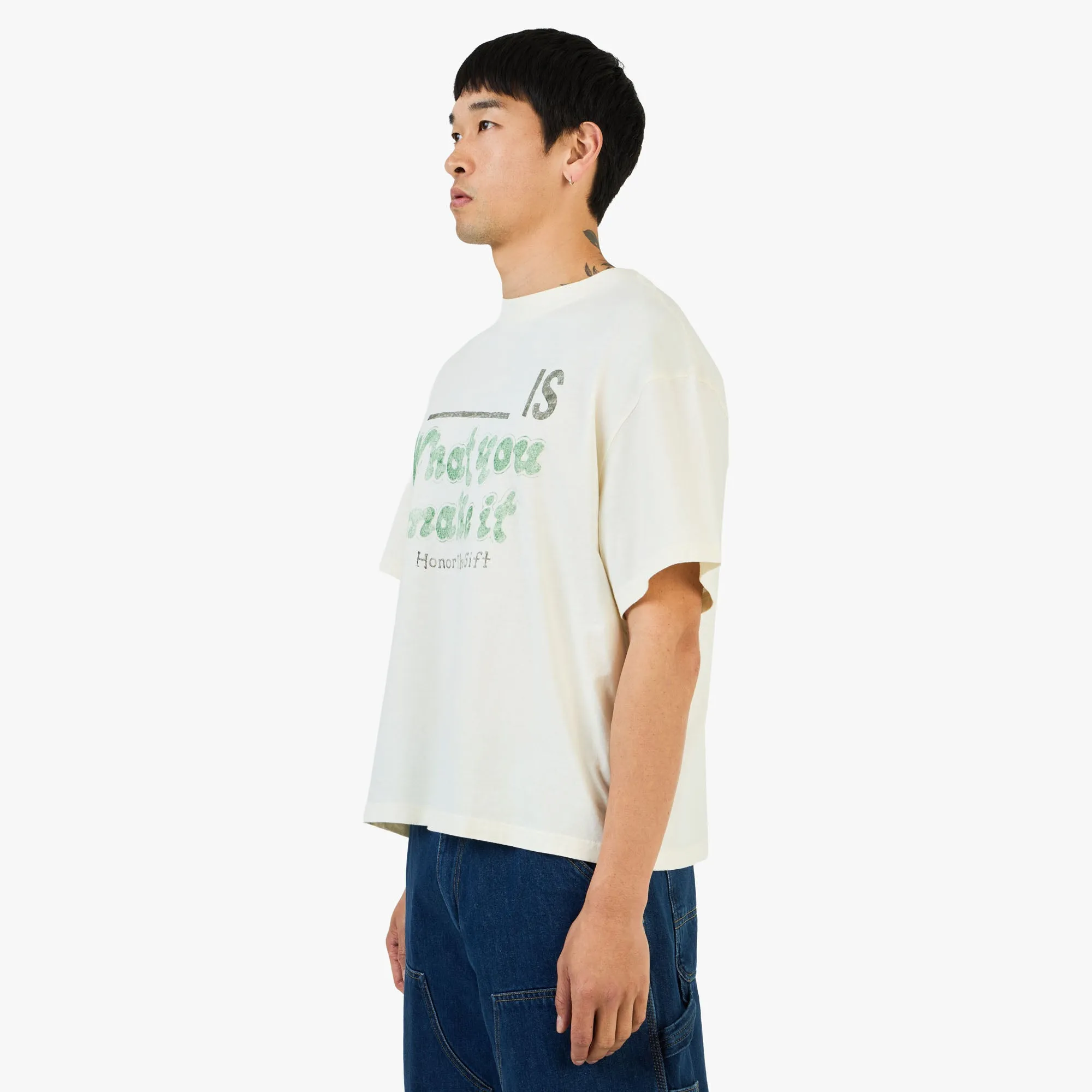 Honor The Gift What You Make It T-Shirt / White sold by Livestock product image thumbnail 5