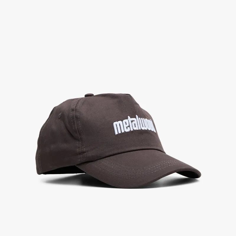 Metalwood Metal Logo 5-Panel Hat / Brown made by Metalwood Studios