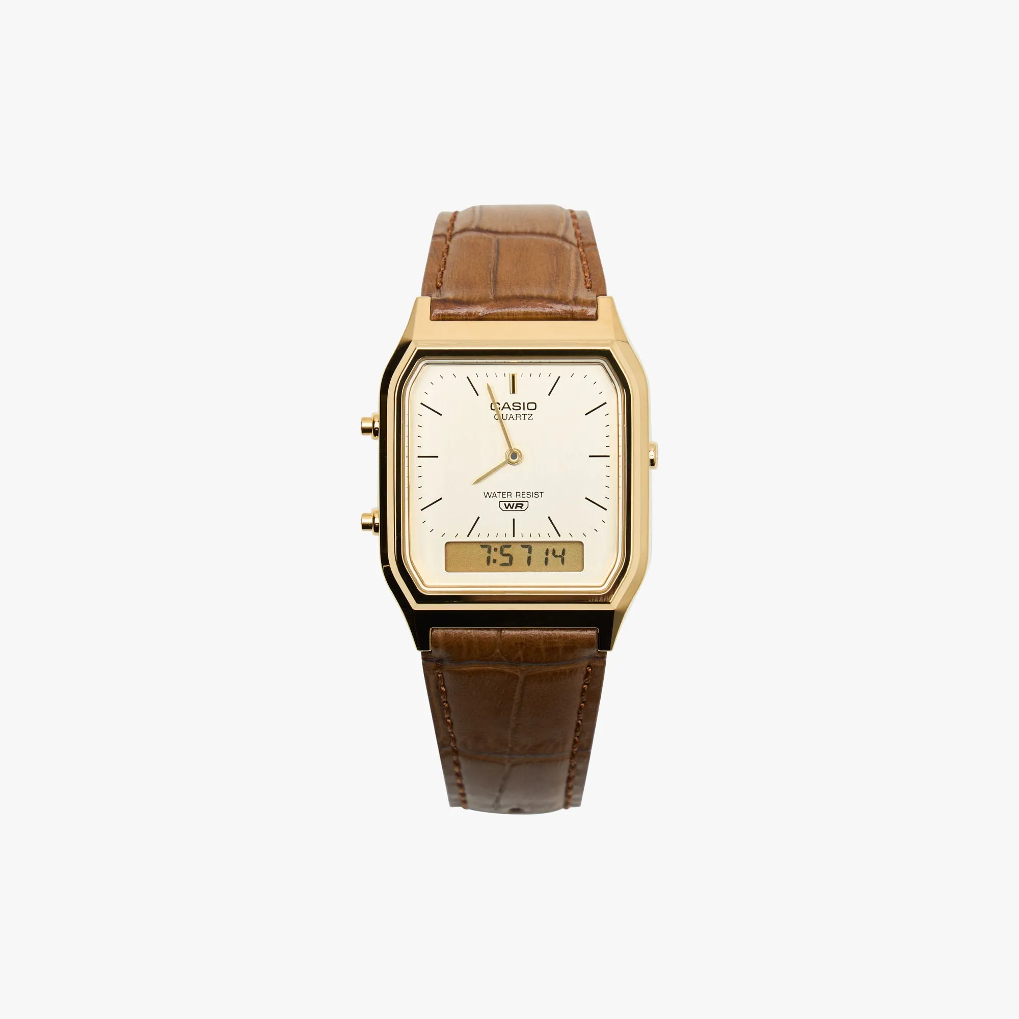 Casio AQ230EGL-9A Gold / Brown sold by Livestock