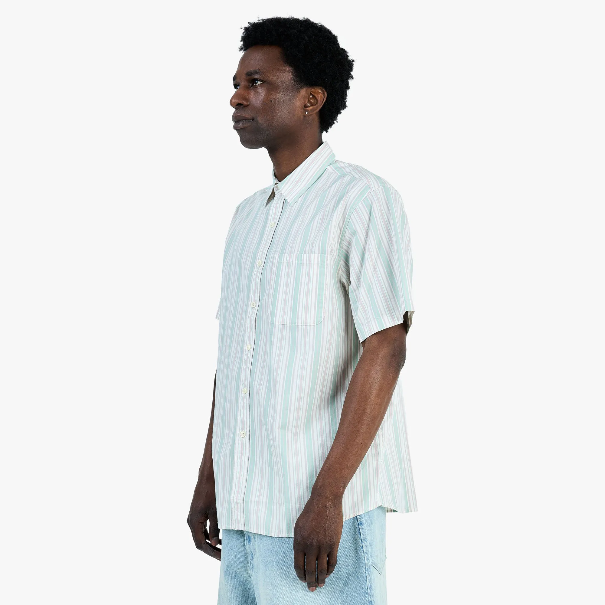 thisisneverthat Striped T-Shirt / Green sold by Livestock product image thumbnail 2