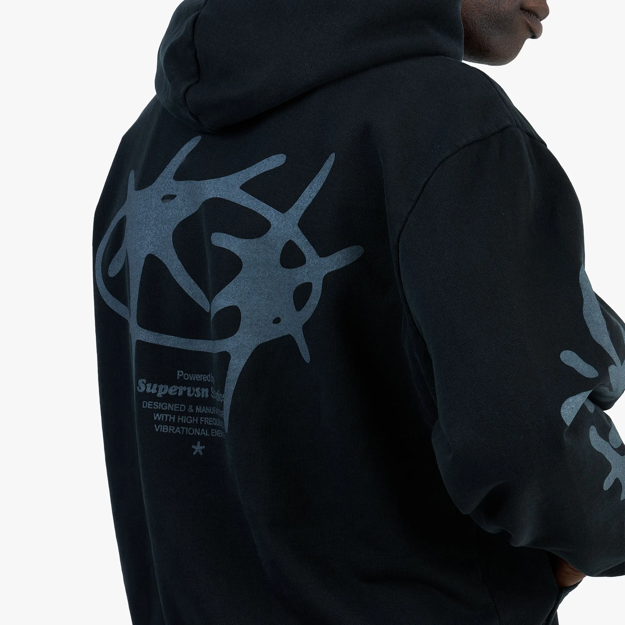 Supervsn Studio Star Hoodie / Vintage Black sold by Livestock product image thumbnail 5