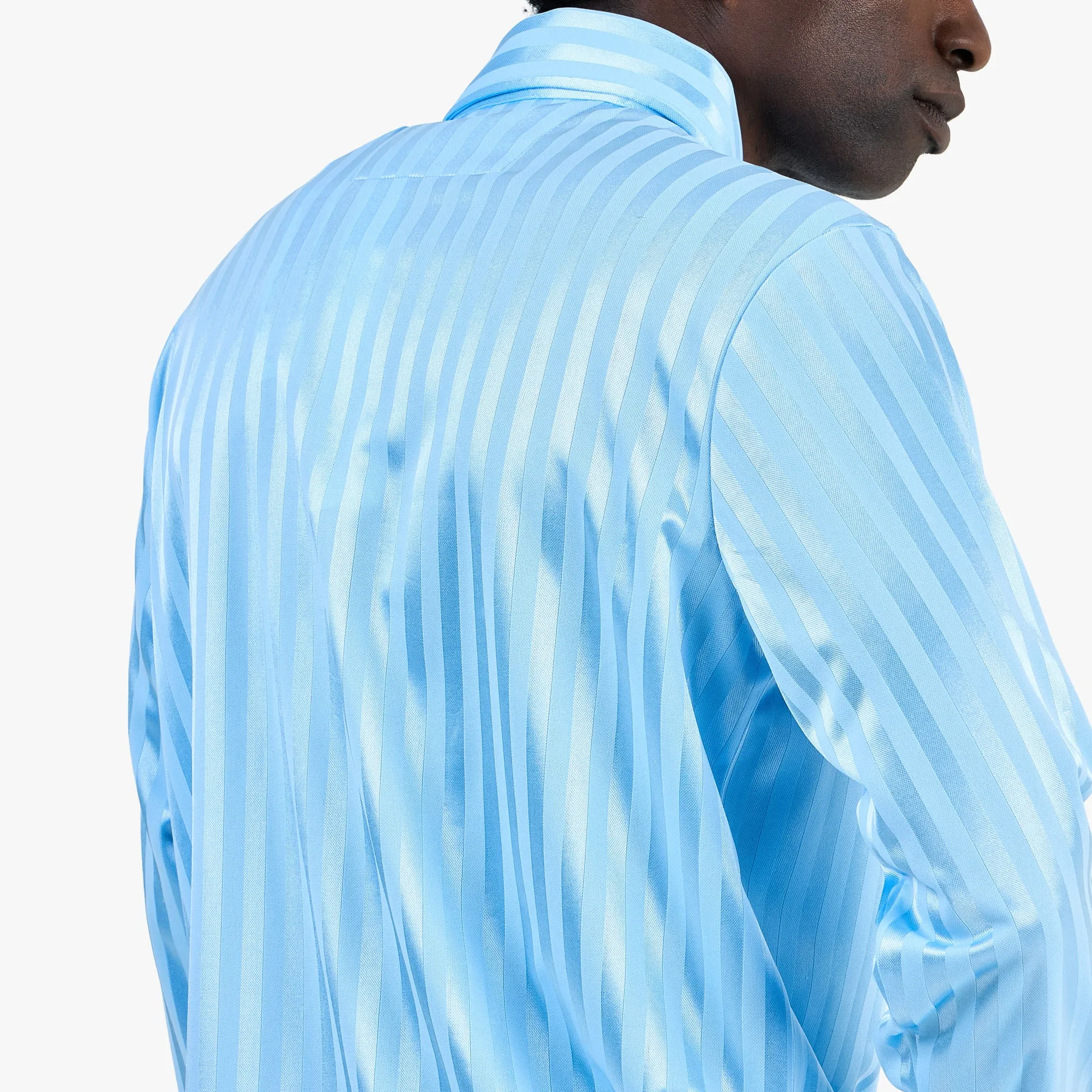 Metalwood Longsleeve Player Polo / Sky Blue sold by Livestock product image thumbnail 5
