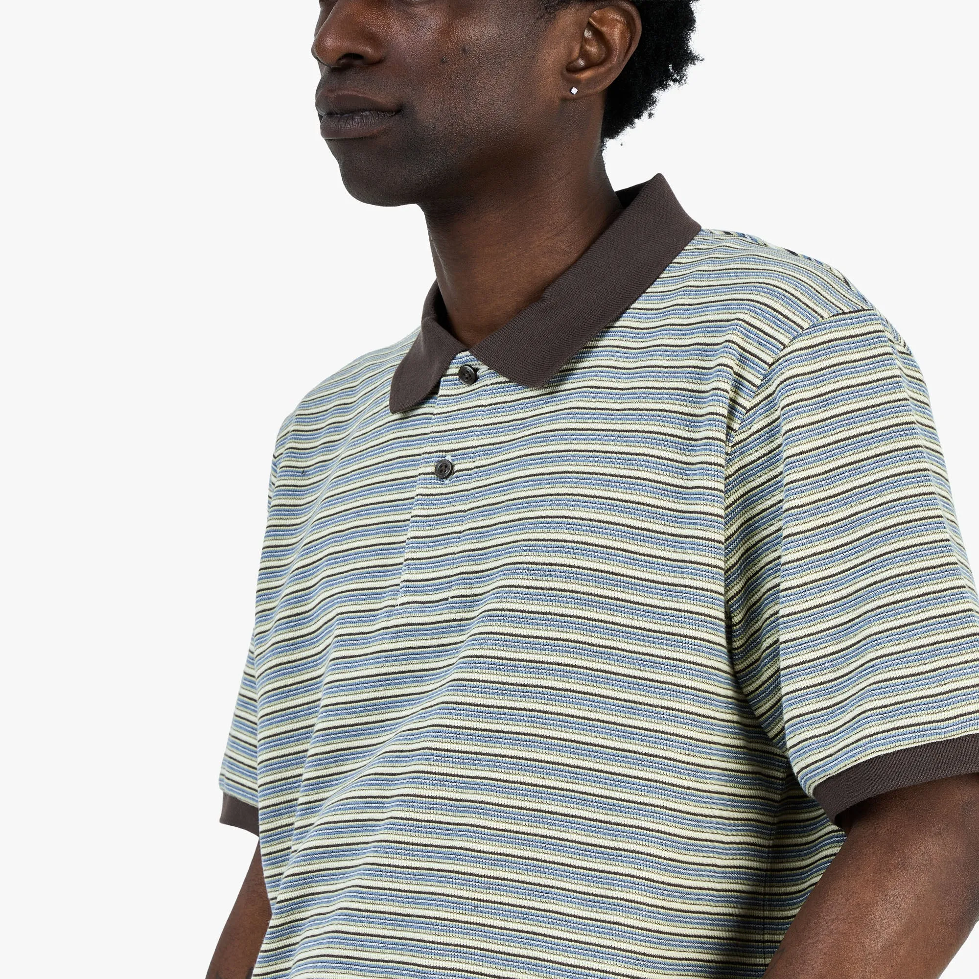 Carhartt WIP Dion Polo Dion Stripe / Wax sold by Livestock product image thumbnail 4