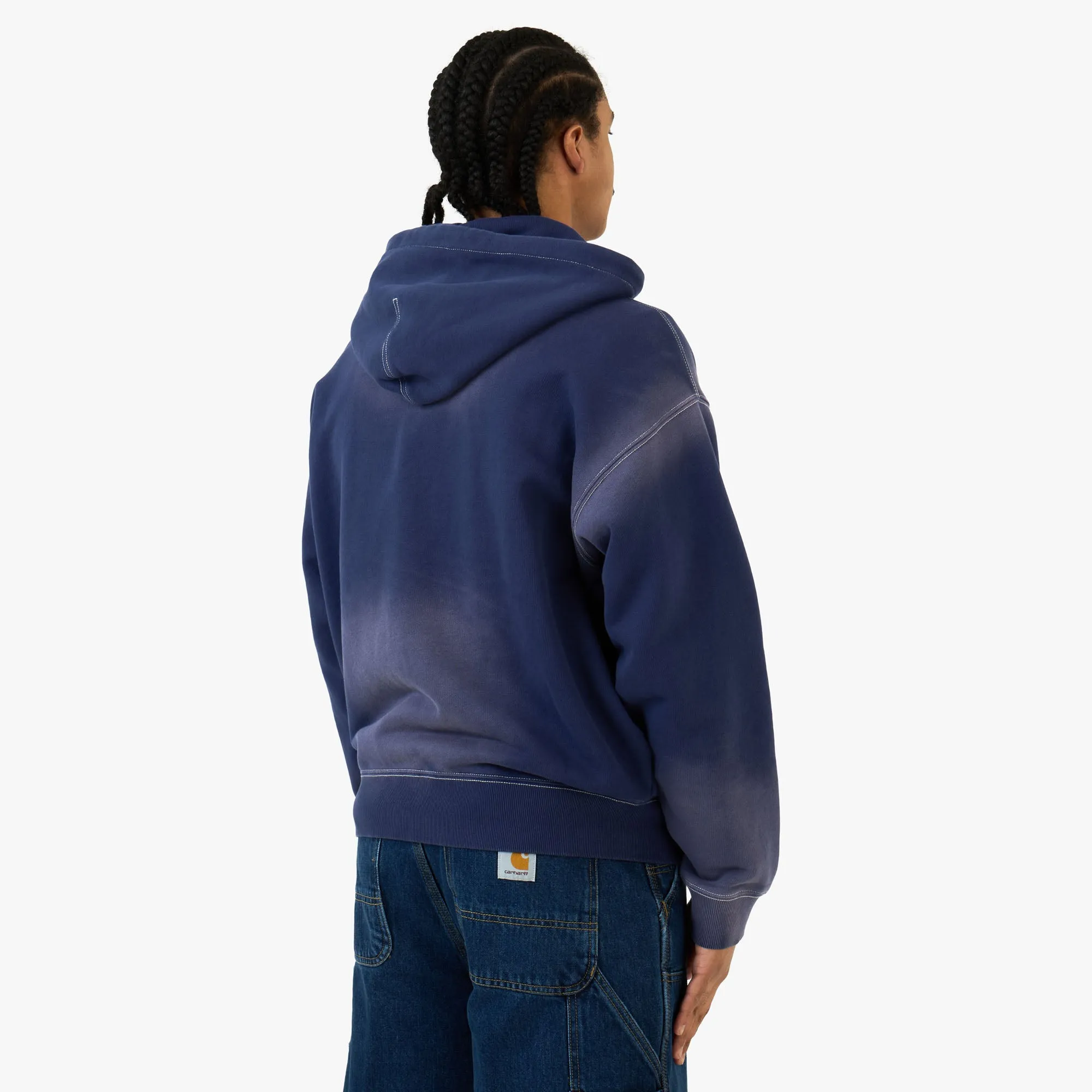 Awake NY Collegiate Arch Zip Hoodie / Navy sold by Livestock product image thumbnail 3