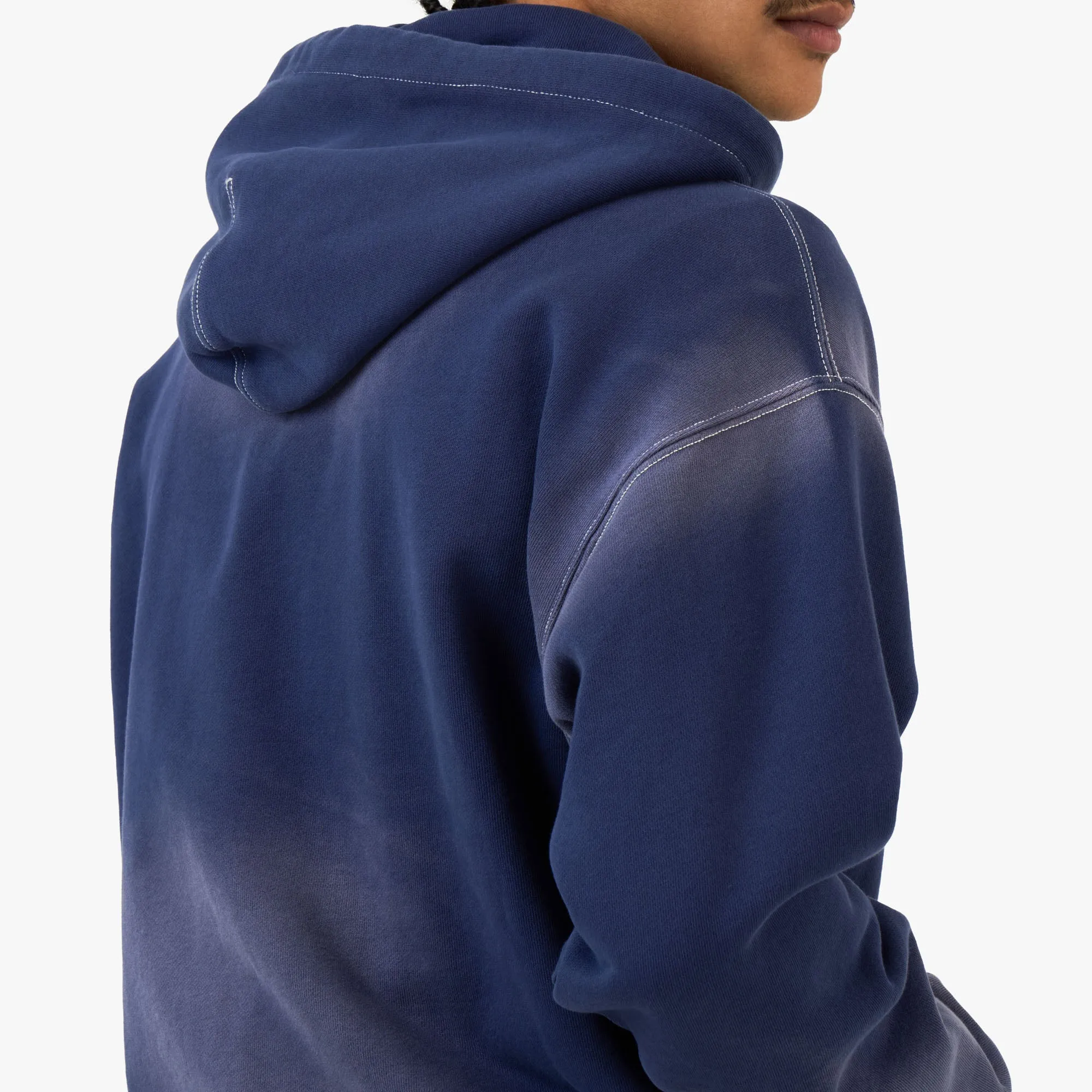 Awake NY Collegiate Arch Zip Hoodie / Navy sold by Livestock product image thumbnail 5