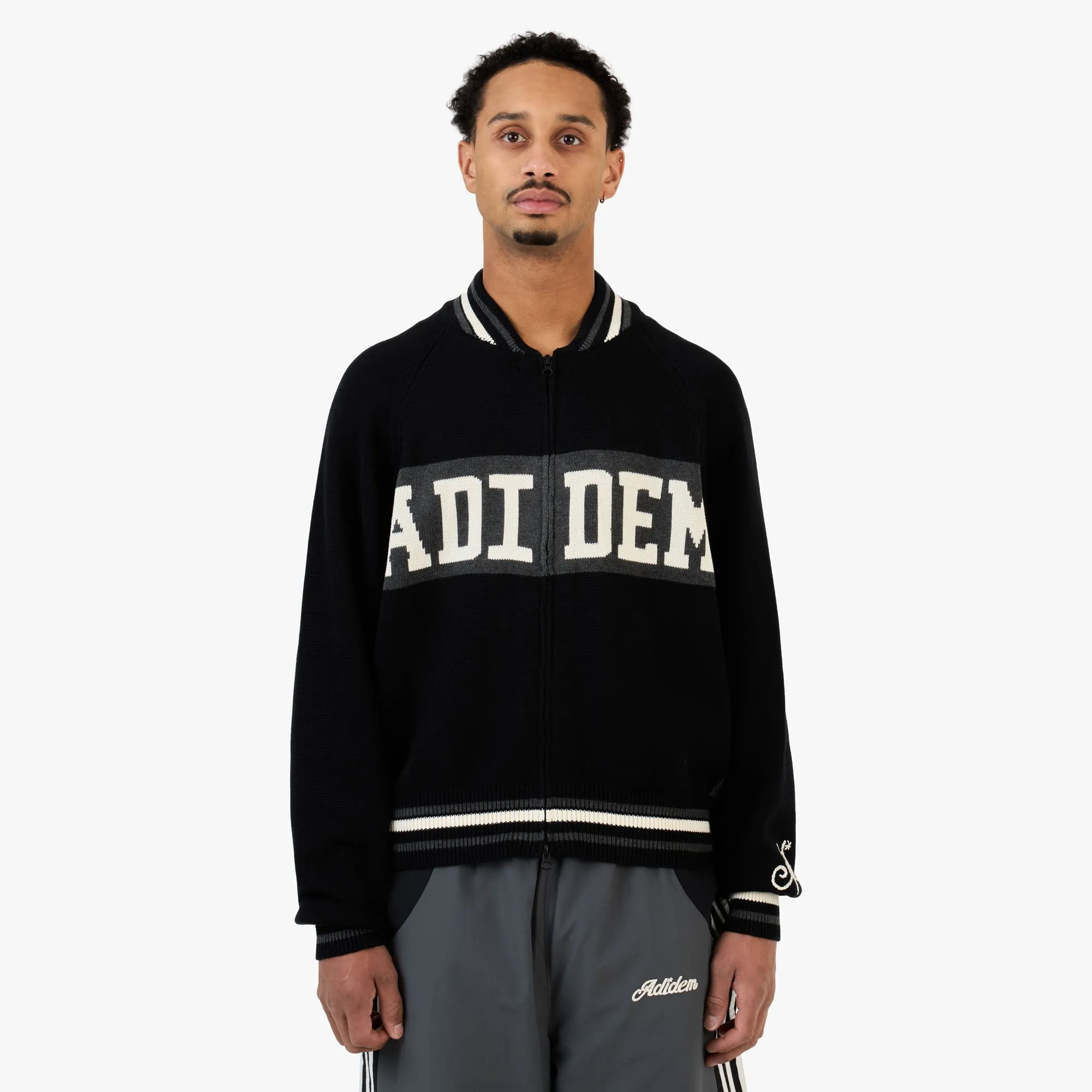 Adidem Astericks Knit Sport Sweater / Black sold by Livestock
