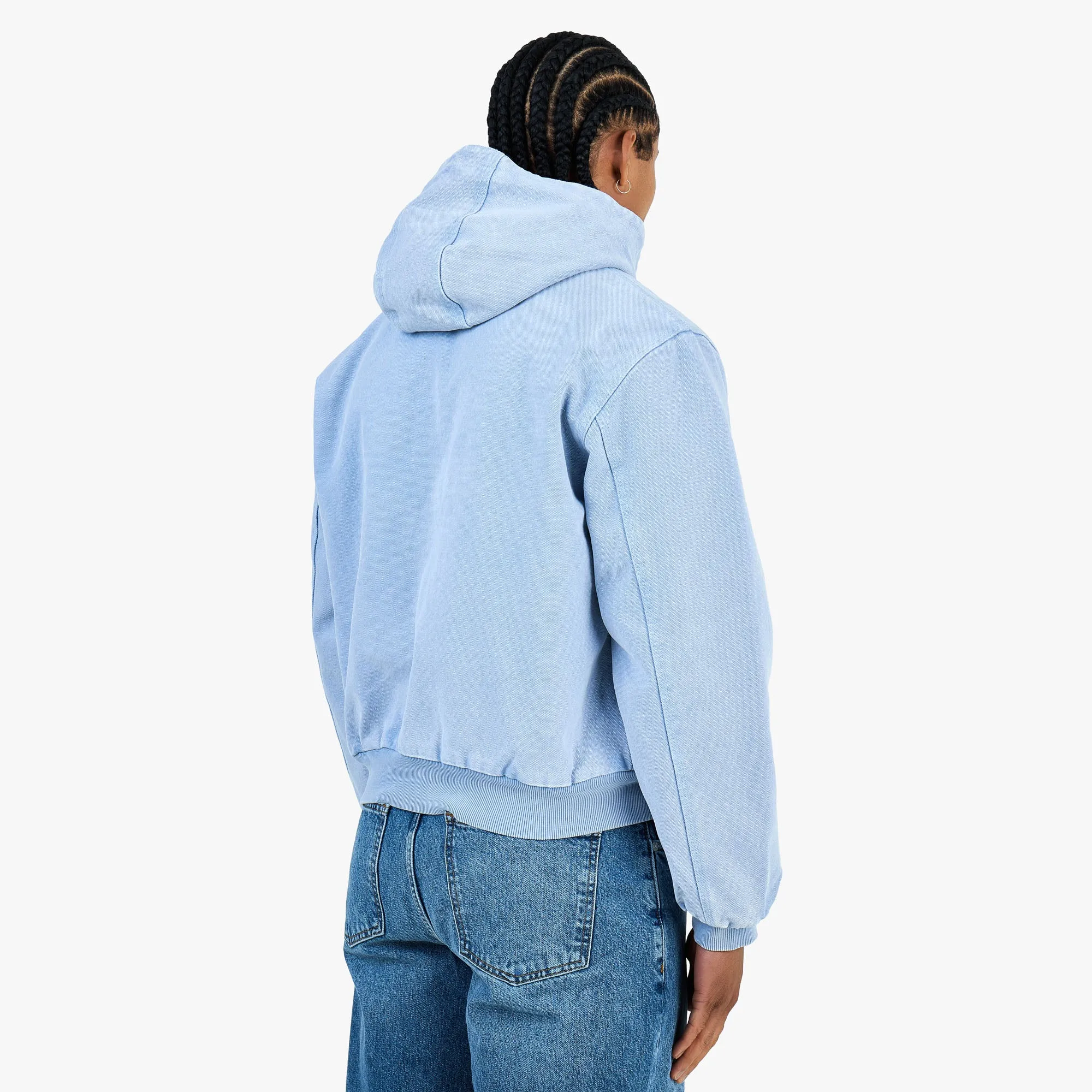 Patta Peace Canvas Hooded Jacket / Blue sold by Livestock product image thumbnail 3