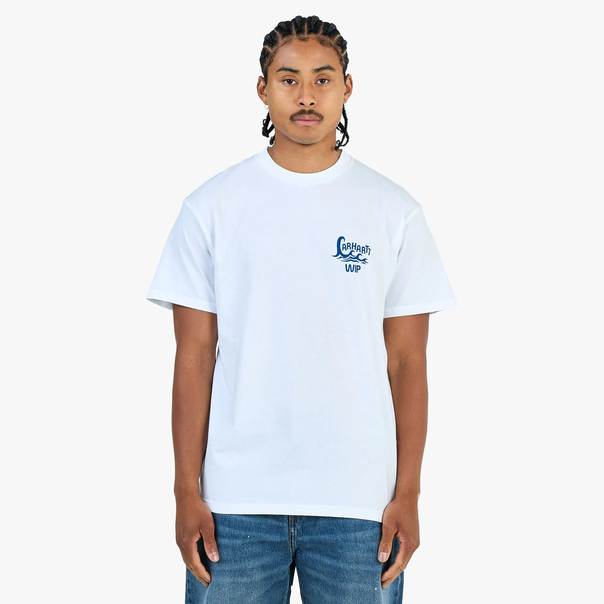 Carhartt WIP Waves T-Shirt / White sold by Livestock product image thumbnail 2