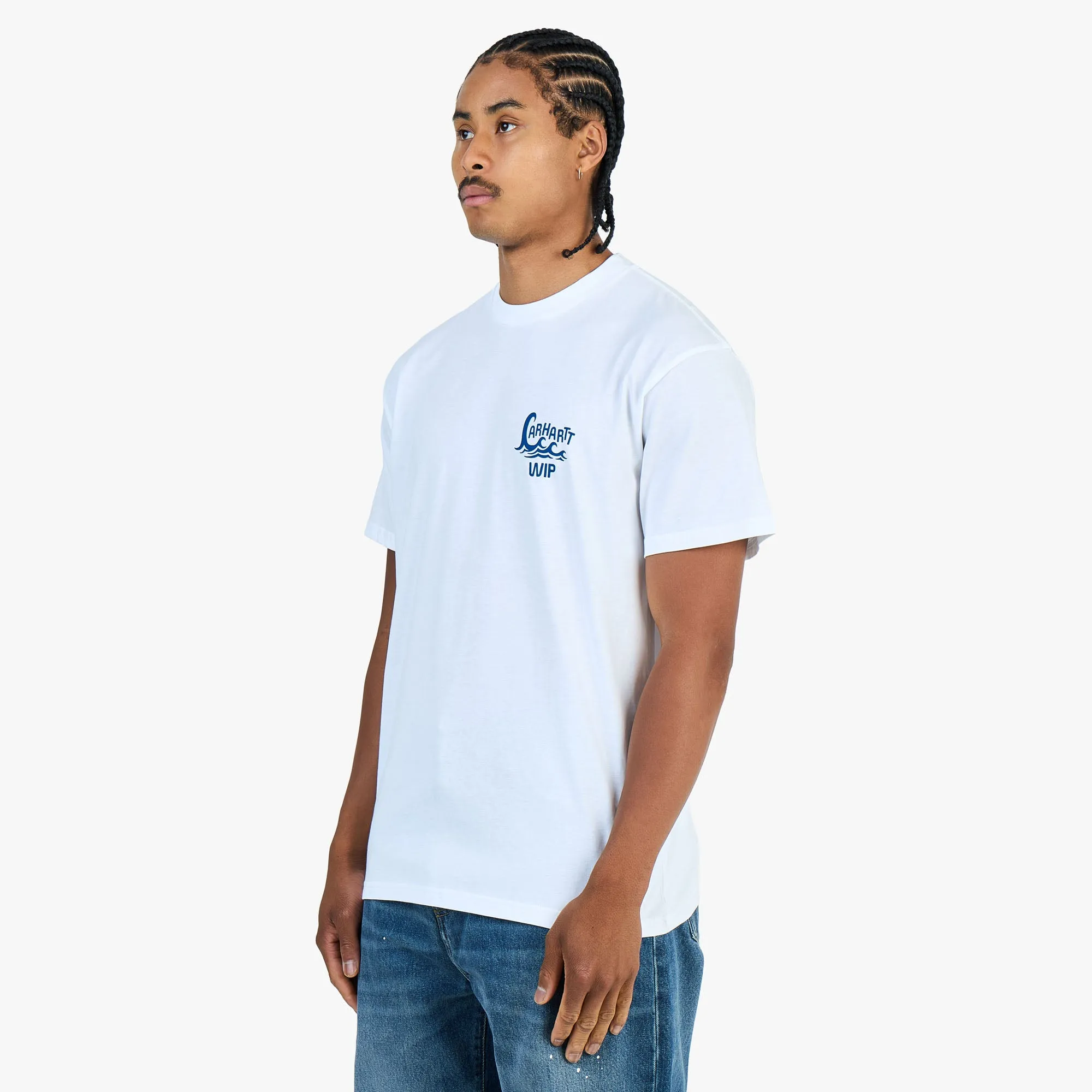 Carhartt WIP Waves T-Shirt / White sold by Livestock product image thumbnail 3