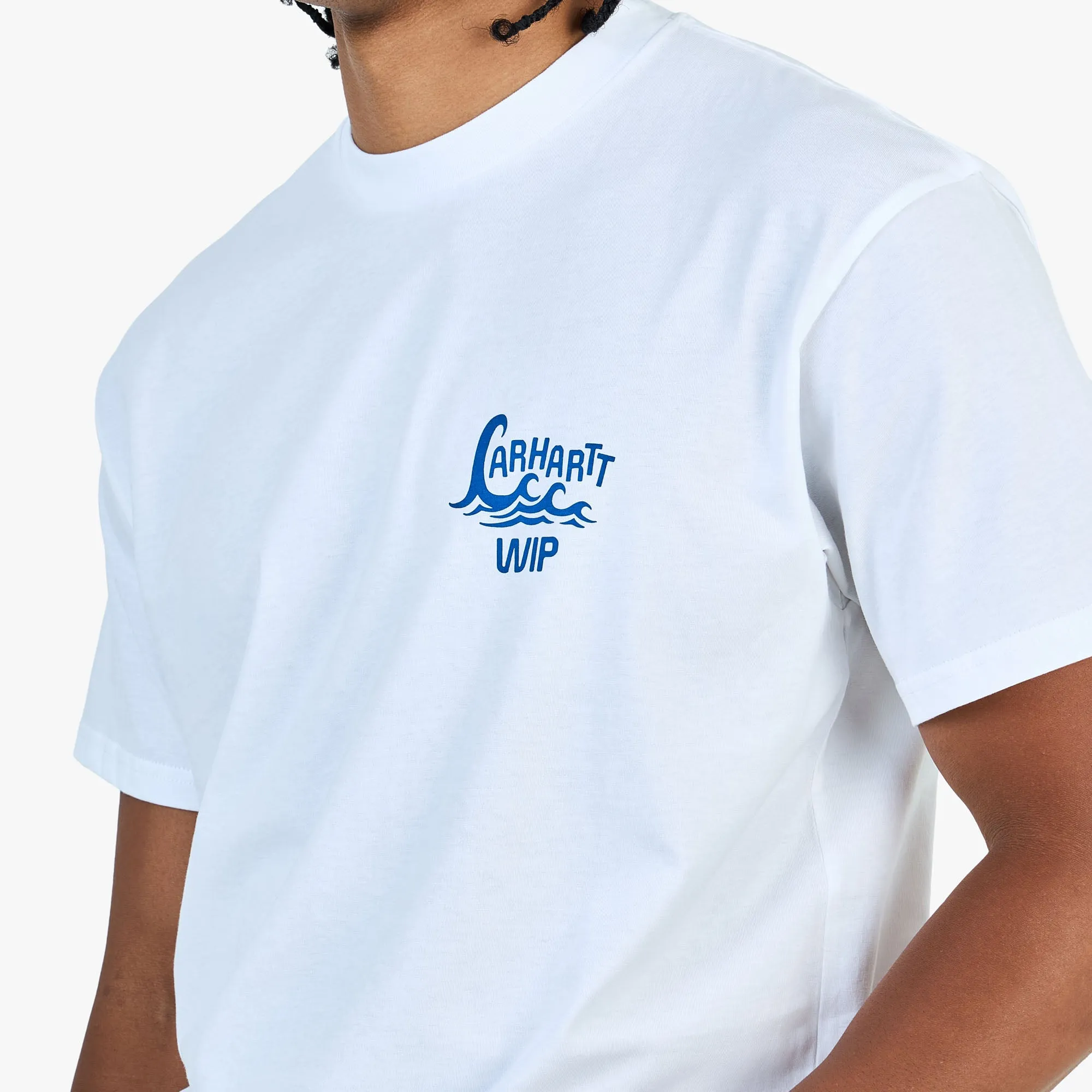 Carhartt WIP Waves T-Shirt / White sold by Livestock product image thumbnail 5