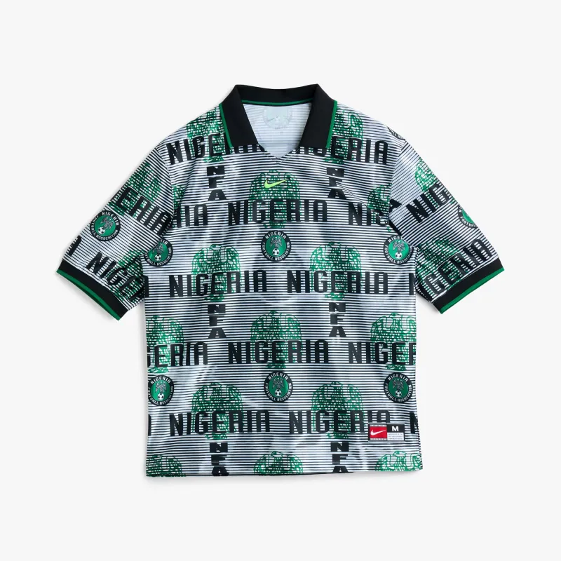 Nike Nigeria Energy Jersey White / Black - Pine Green made by Nike