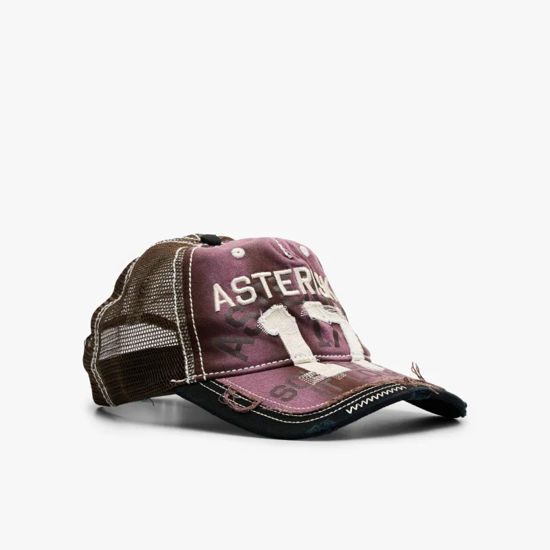 Adidem Asterisks Frayed Trucker / Brown made by Adidem Asterisks