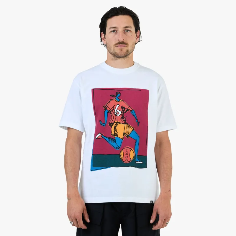 by Parra Kicked Around T-Shirt / White made by by Parra