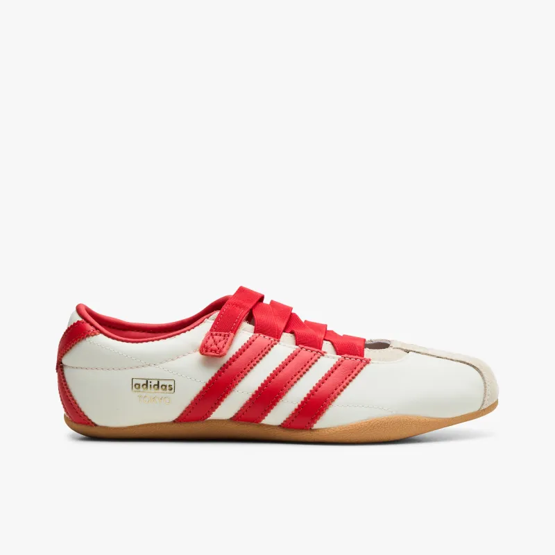 adidas Originals Women's Tokyo Mary Jane Cream White / Red made by Adidas