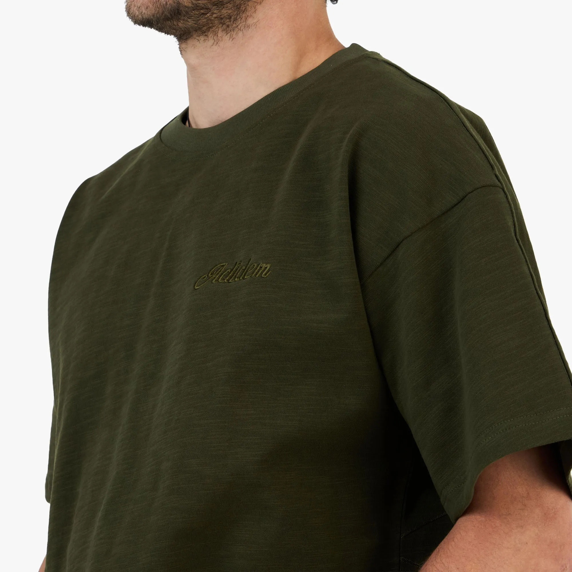 Adidem Asterisks Cursive Slub T-Shirt / Green sold by Livestock product image thumbnail 4