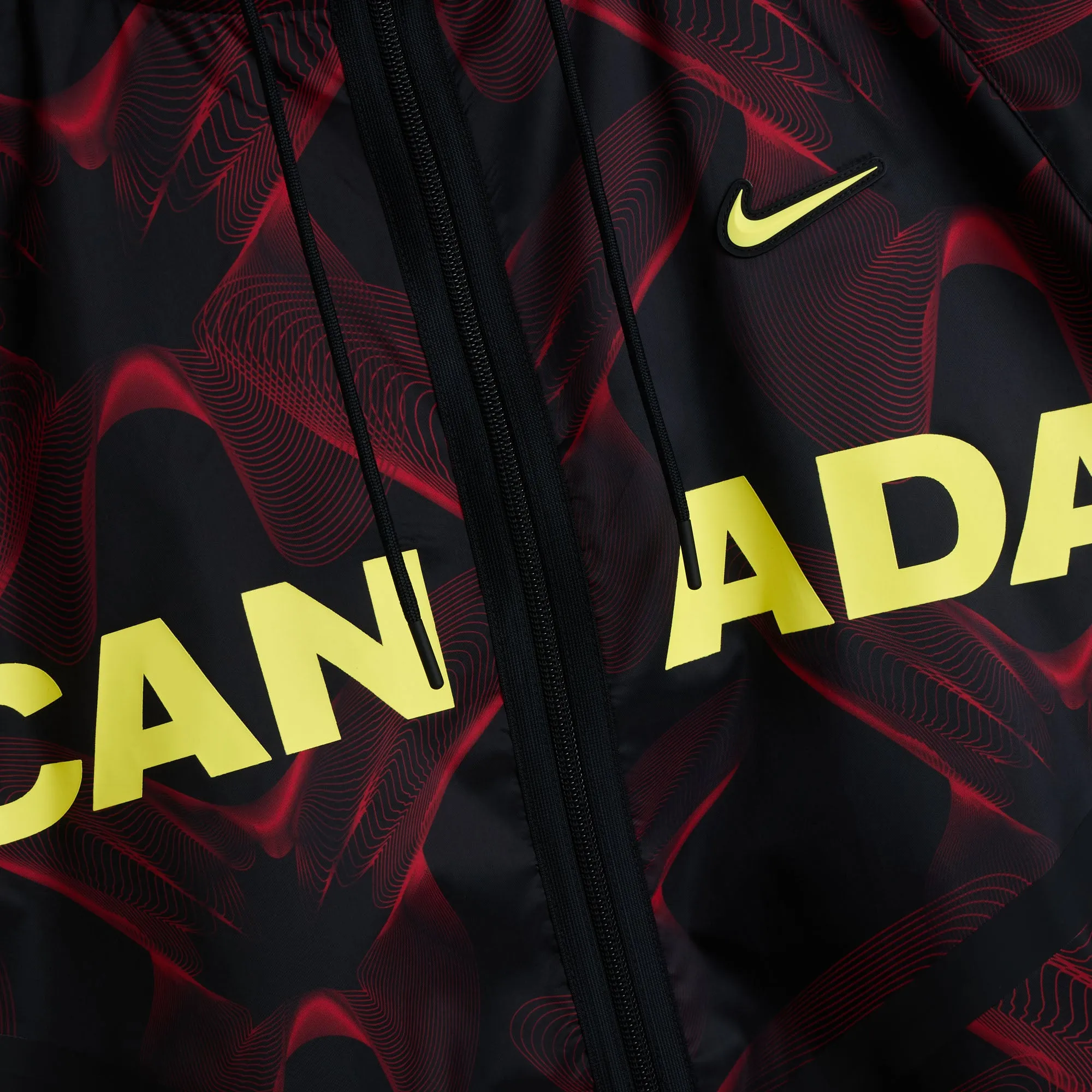 Nike x Canada x NOCTA Anthem Jacket Black / University Red - Sonic Yellow sold by Livestock product image thumbnail 4