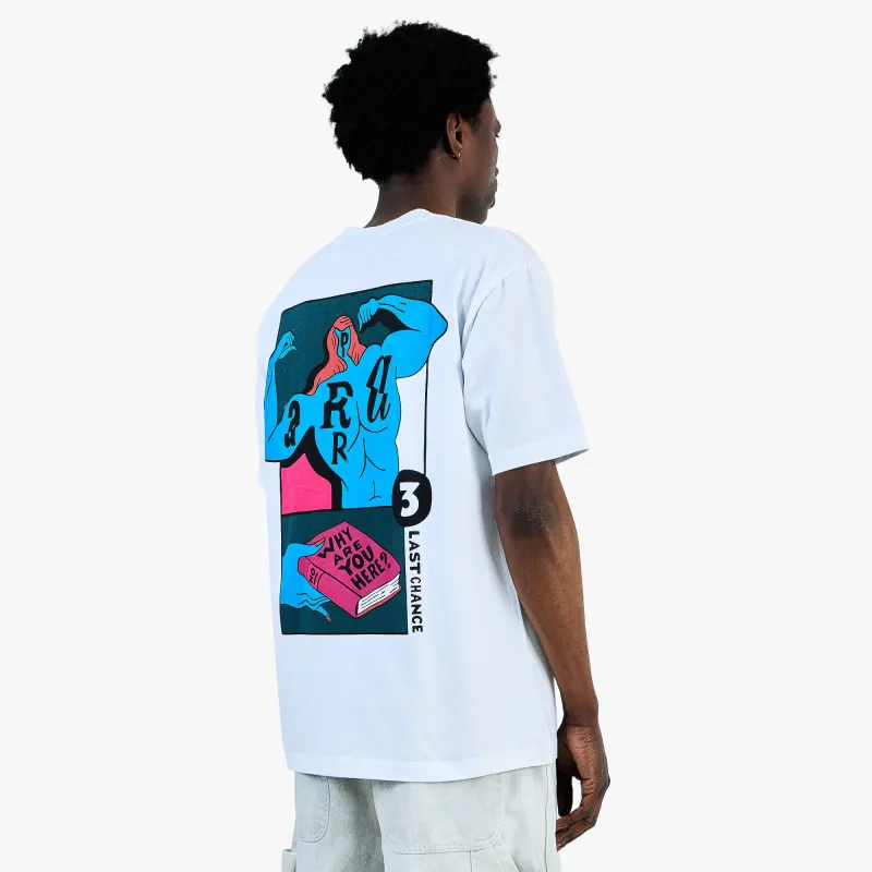 by Parra Why Are You Here T-Shirt / White made by by Parra