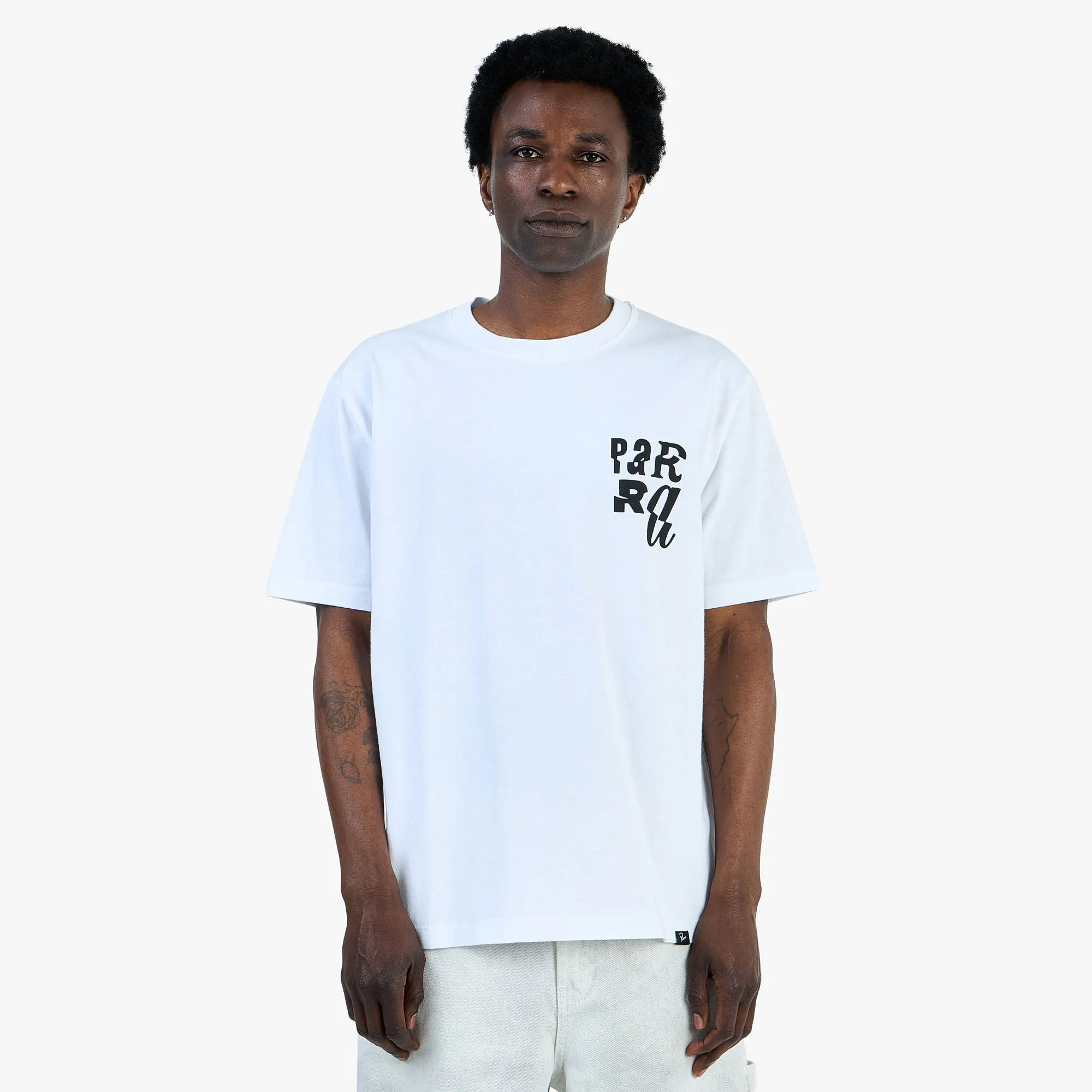 by Parra Why Are You Here T-Shirt / White sold by Livestock product image thumbnail 2