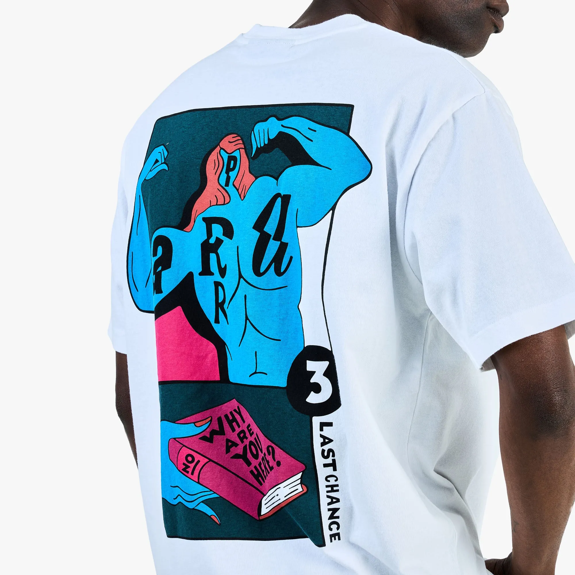 by Parra Why Are You Here T-Shirt / White sold by Livestock product image thumbnail 5