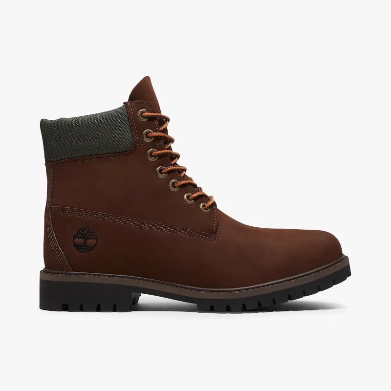 Timberland 6-Inch Lace Up Waterproof / Dark Brown Nubuck made by Timberland