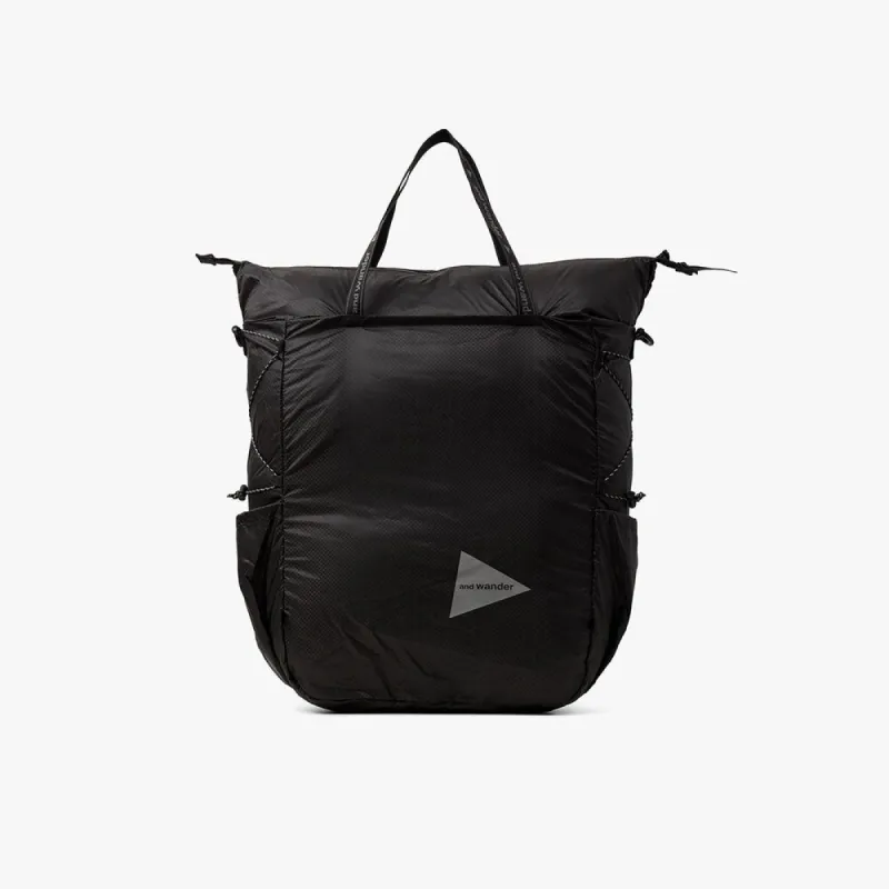 and wander Sil Tote Bag / Black sold by Livestock