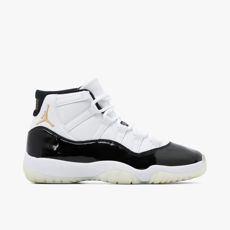 Jordan 11 Retro White / Metallic Gold - Black sold by Livestock
