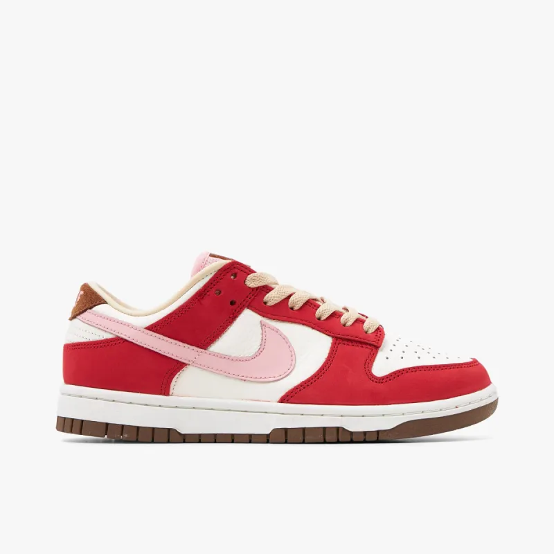 Nike Women's Dunk Low PRM Sport Red / Sheen - Straw sold by Livestock
