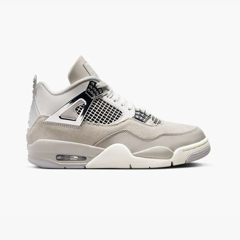 Jordan Women's Retro 4 Light Iron Ore / Sail - Neutral Grey sold by Livestock