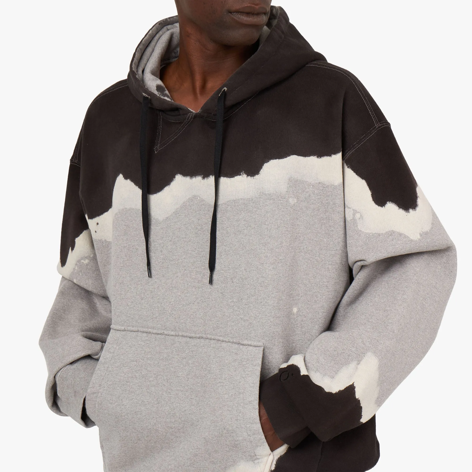 NOMA t.d. Hand Dyed Twist Pullover Hoodie / Grey sold by Livestock product image thumbnail 4