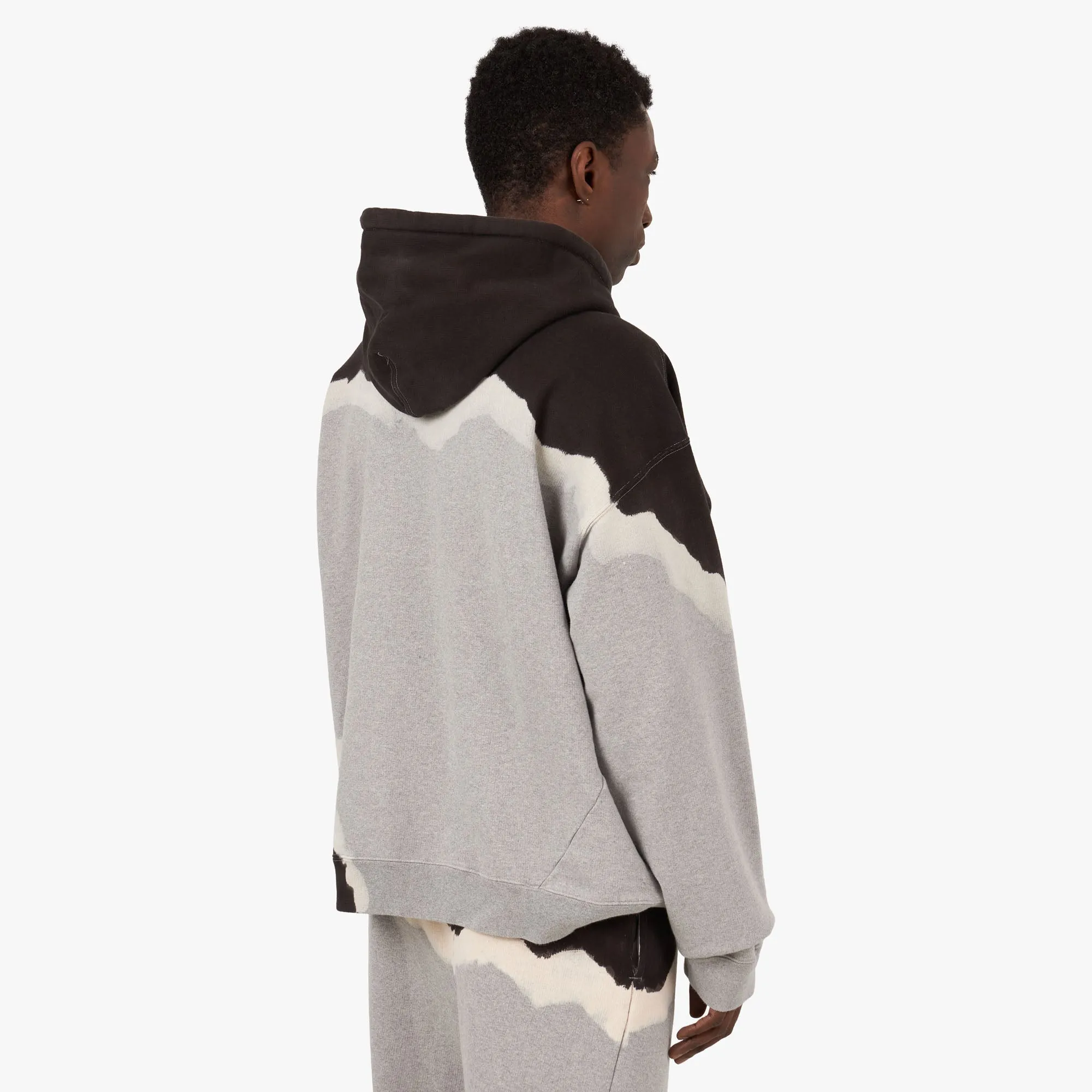 NOMA t.d. Hand Dyed Twist Pullover Hoodie / Grey sold by Livestock product image thumbnail 3