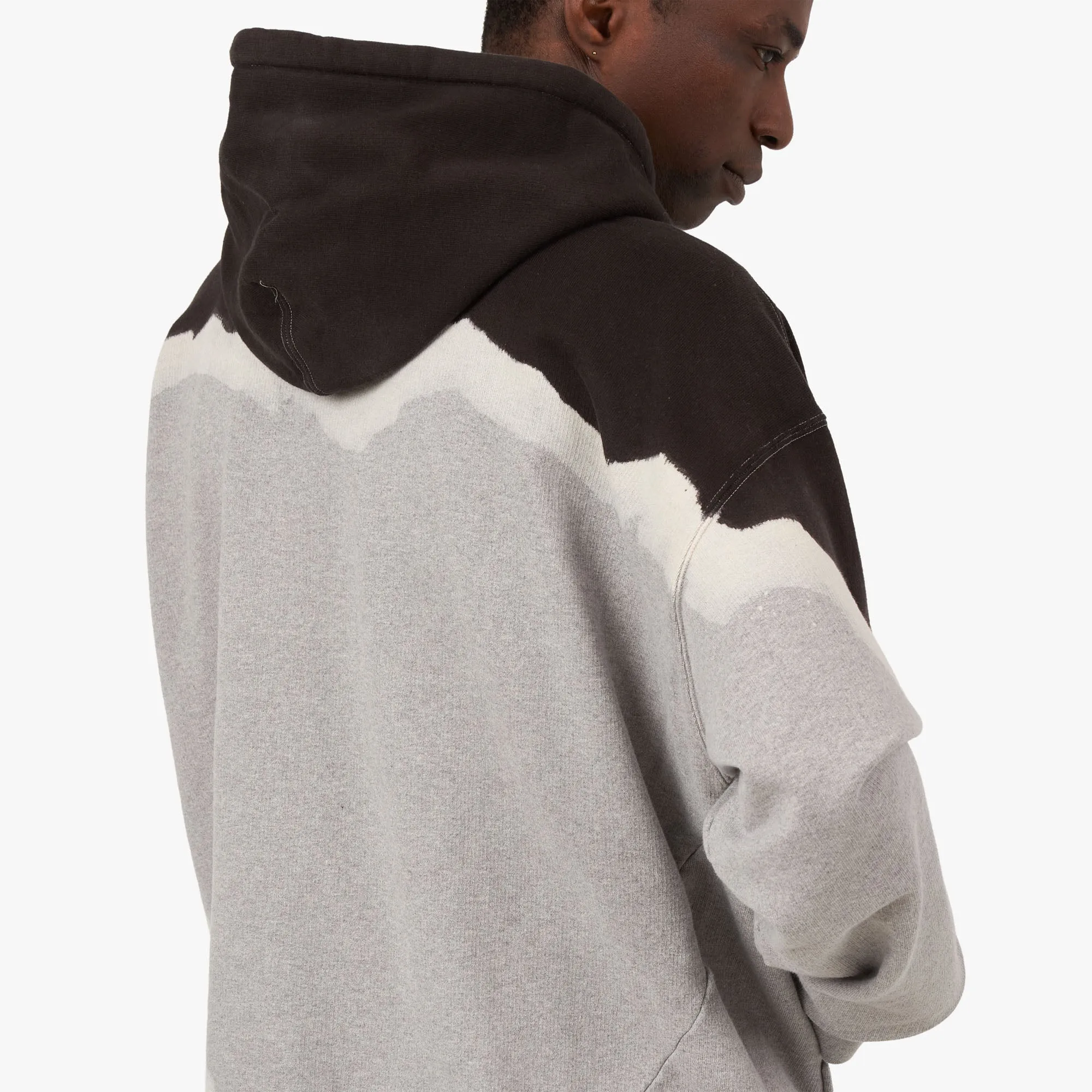 NOMA t.d. Hand Dyed Twist Pullover Hoodie / Grey sold by Livestock product image thumbnail 5