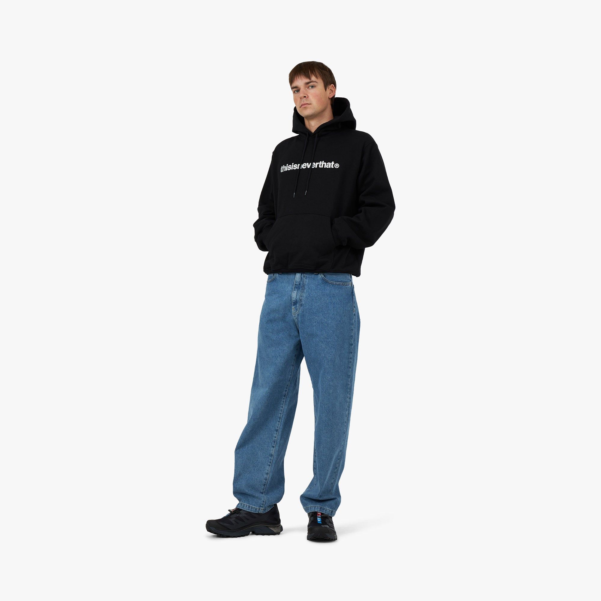 thisisneverthat T-Logo Pullover Hoodie / Black sold by Livestock product image thumbnail 5
