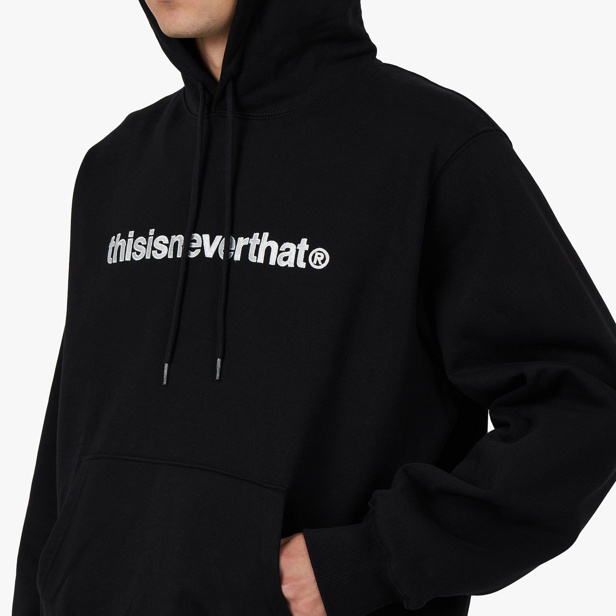 thisisneverthat T-Logo Pullover Hoodie / Black sold by Livestock product image thumbnail 4