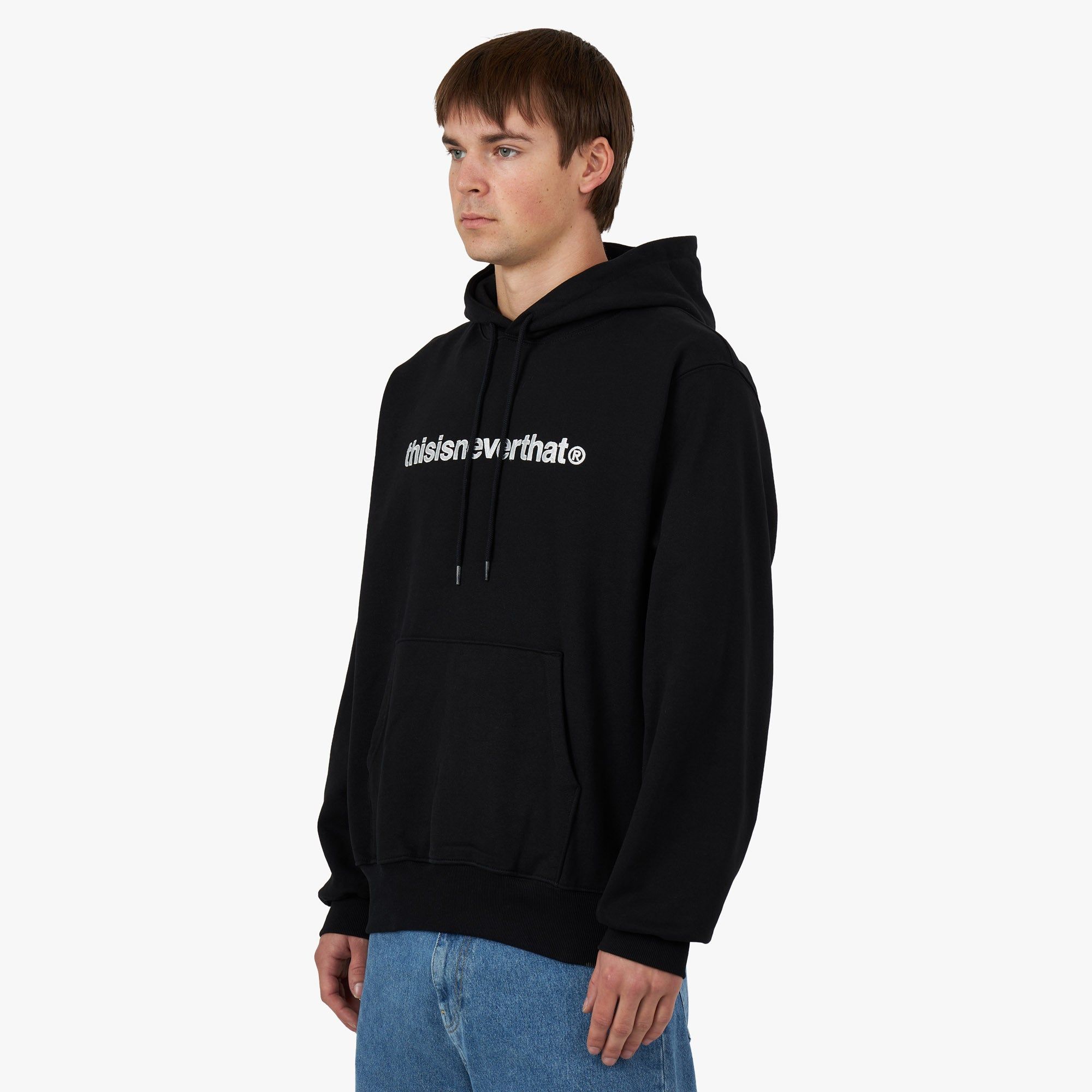 thisisneverthat T-Logo Pullover Hoodie / Black sold by Livestock product image thumbnail 2
