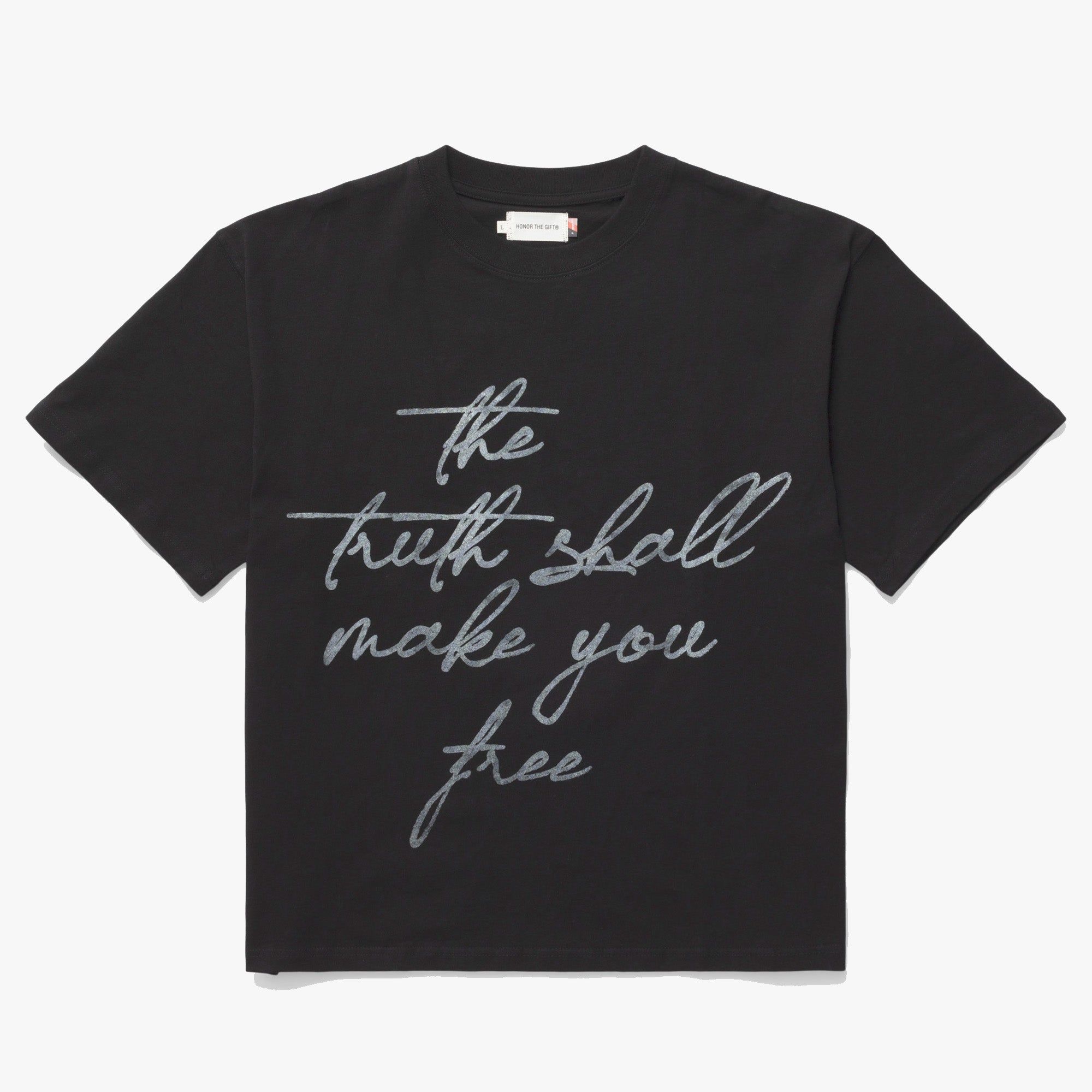 Honor The Gift Truth T-shirt / Black sold by Livestock