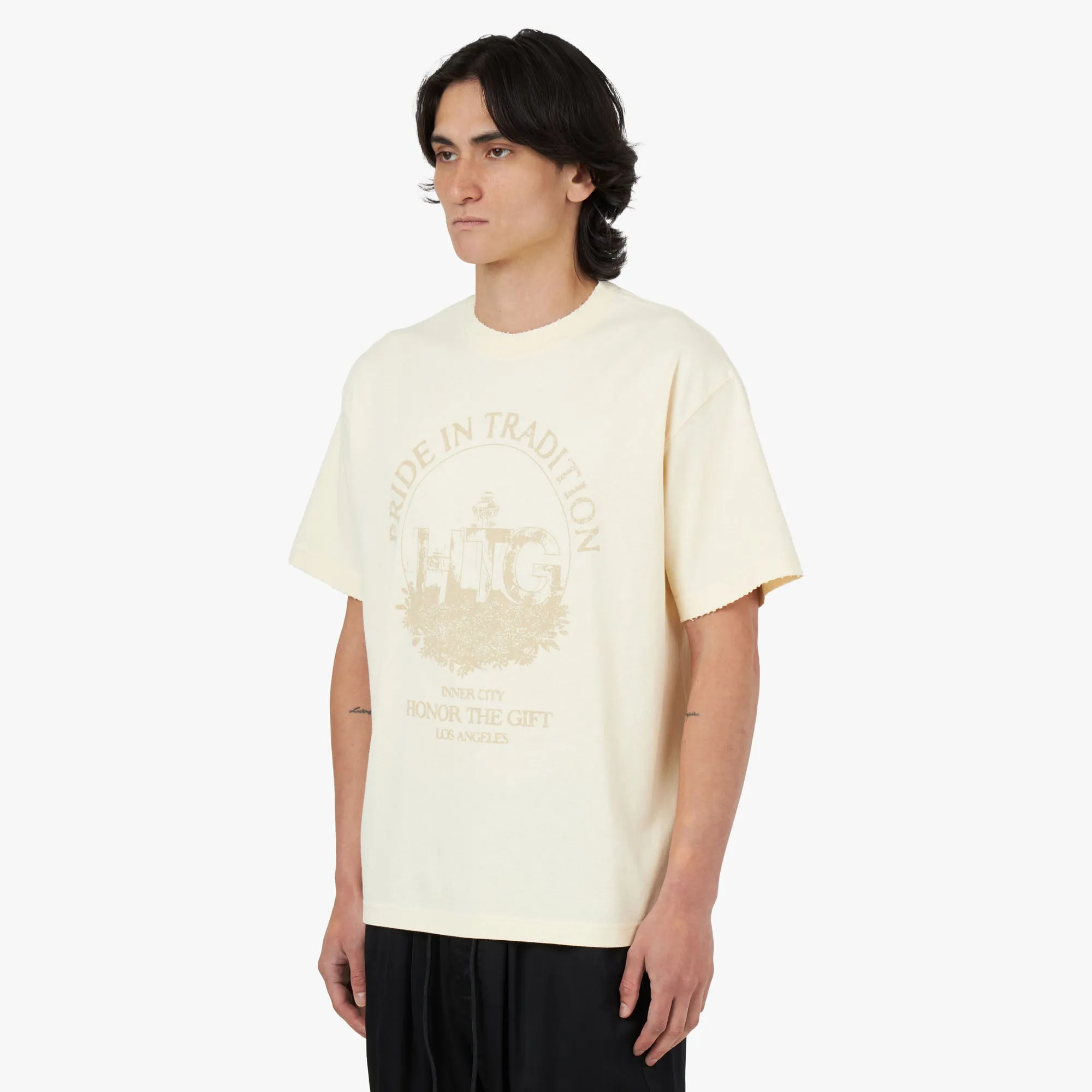 Honor The Gift Pride in Tradition T-shirt / Bone sold by Livestock product image thumbnail 2