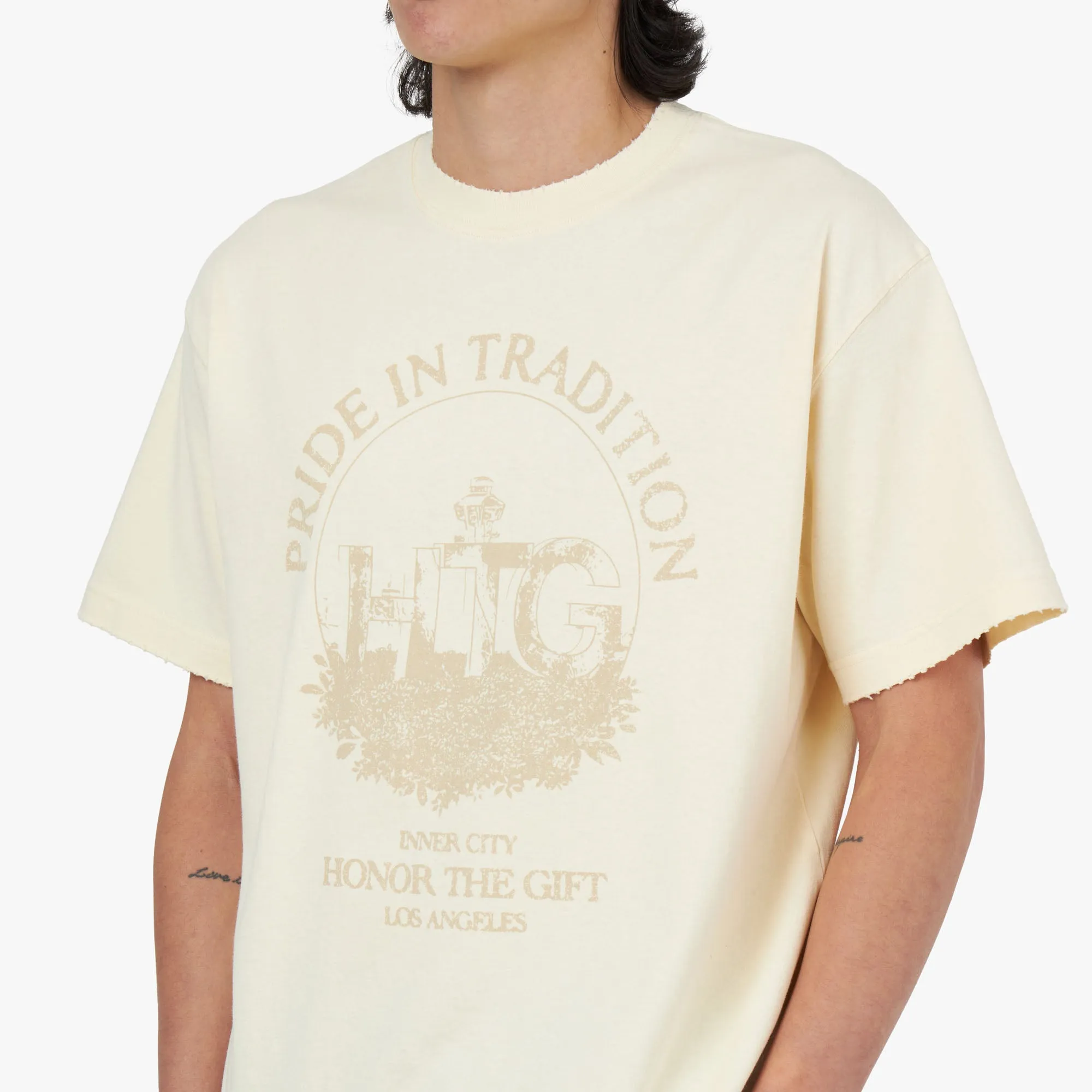 Honor The Gift Pride in Tradition T-shirt / Bone sold by Livestock product image thumbnail 4