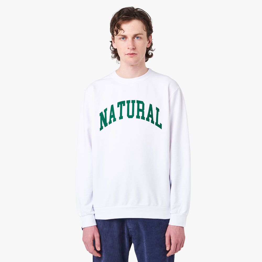 Museum of Peace & Quiet Natural Crewneck / White sold by Livestock